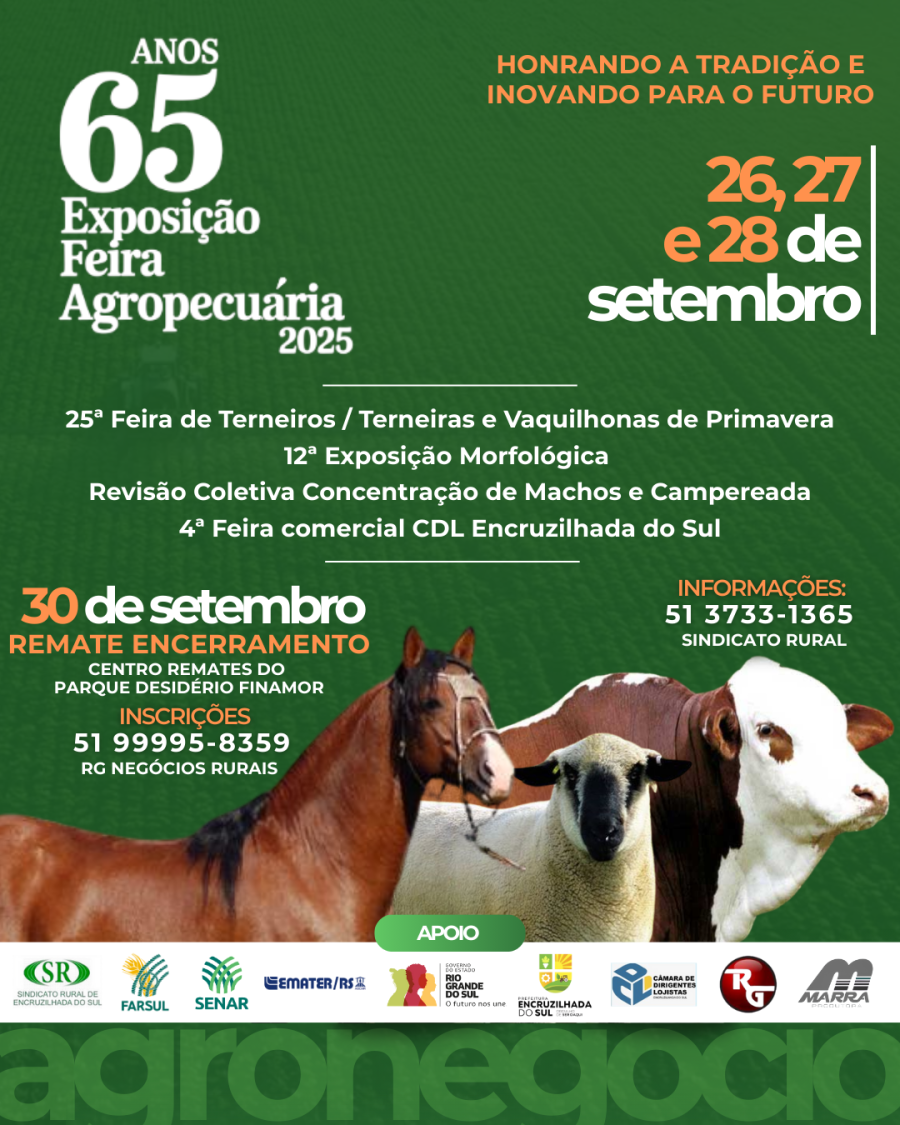  65ª Exposição Feira Agropecuária de Encruzilhada do Sul